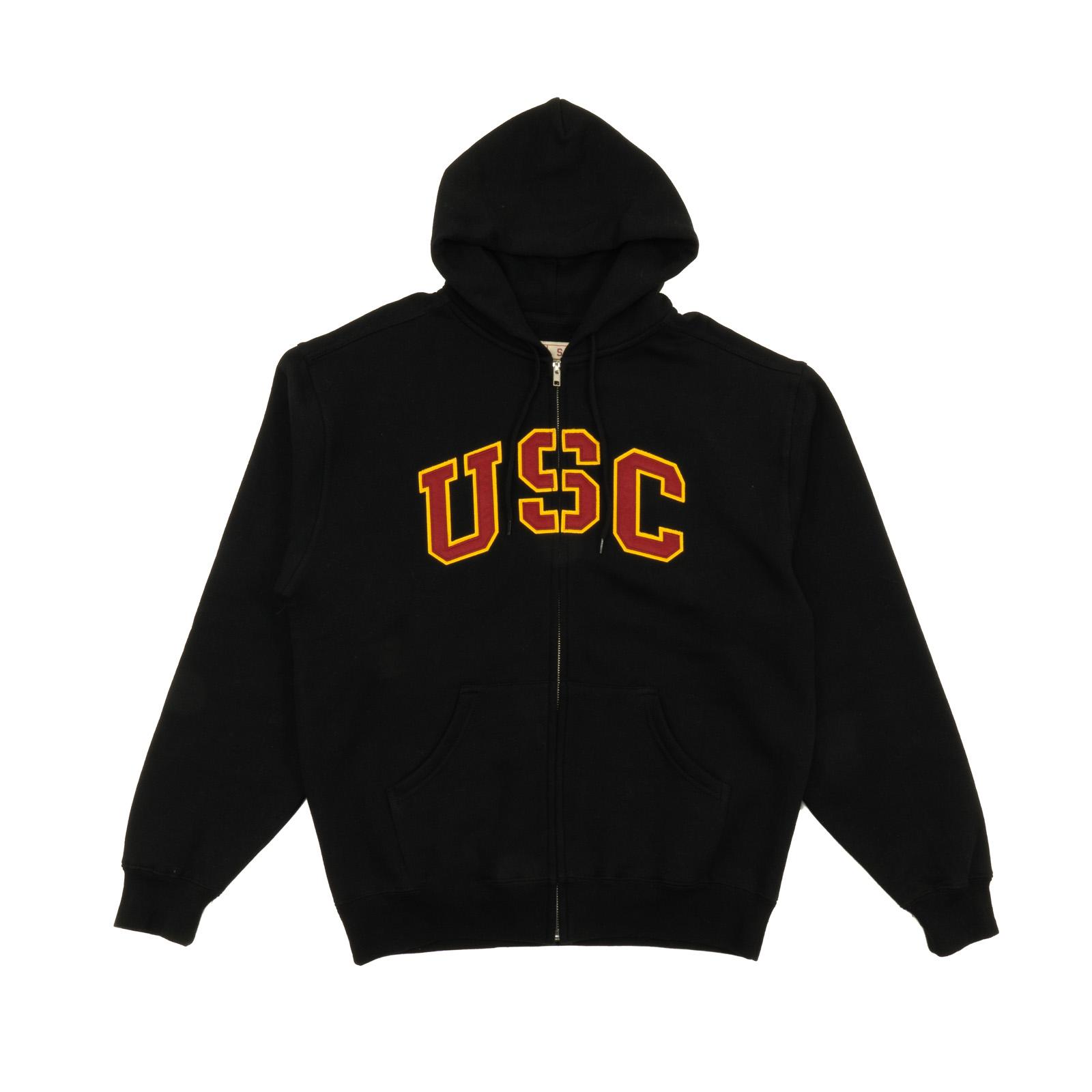 USC Trojan Basics Women's Full-Zip Fleece Hoodie | USC Bookstores