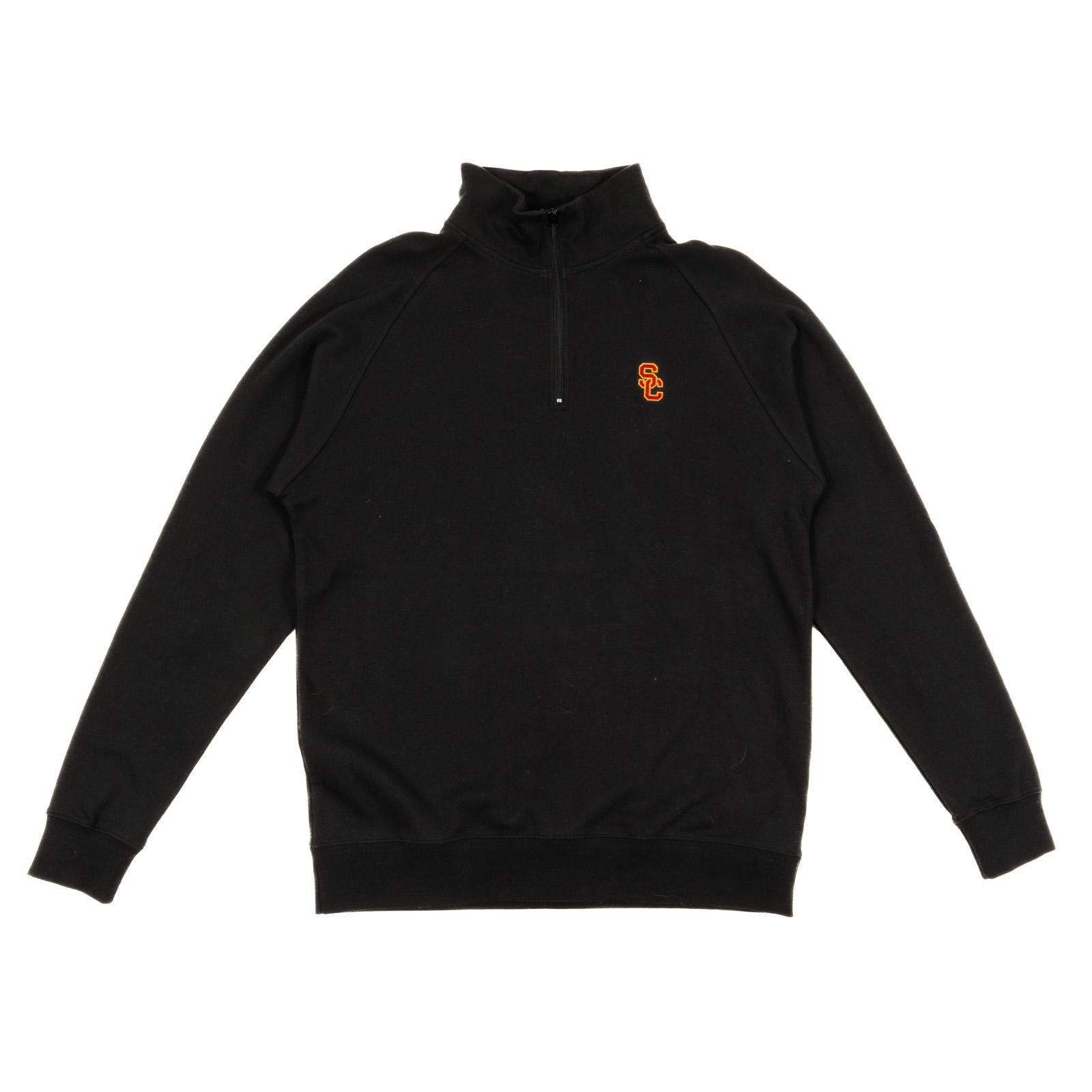 Half Zip Usc Pullover Jacket USC Trojan Basics SC Interlock Half
