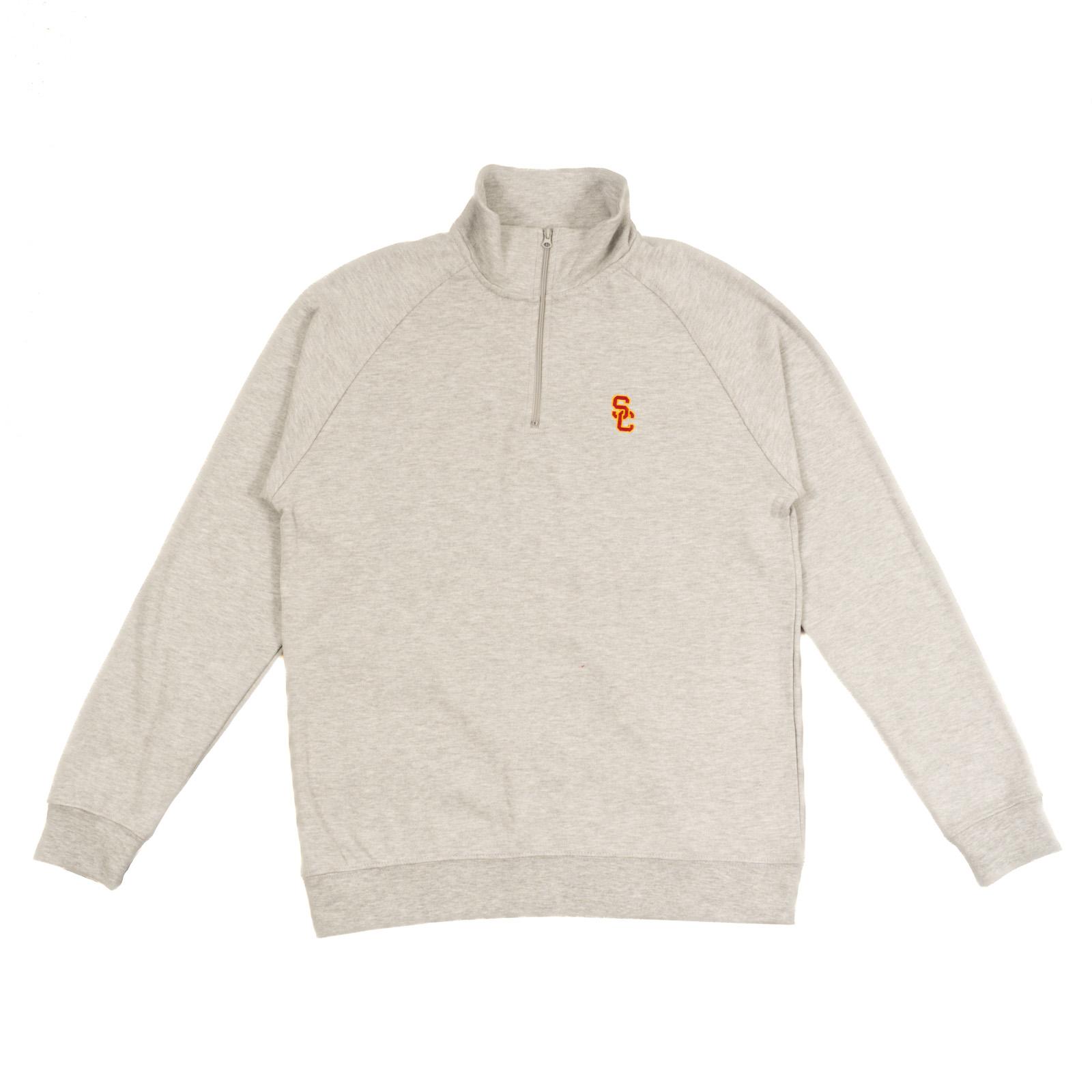 USC Trojan Basics SC Interlock Half Zip Pullover USC Bookstores