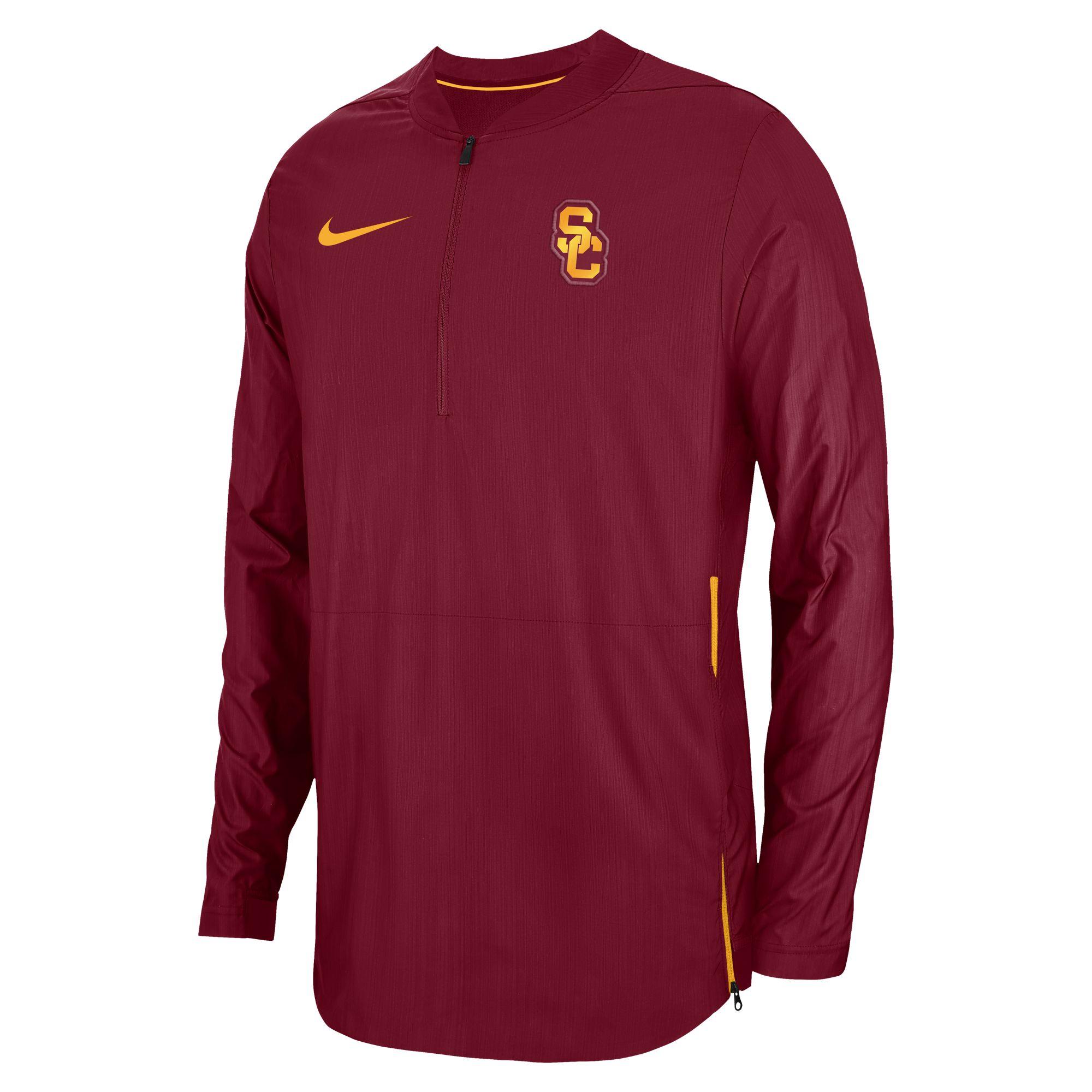 USC SC Interlock Coach Half Zip Jacket