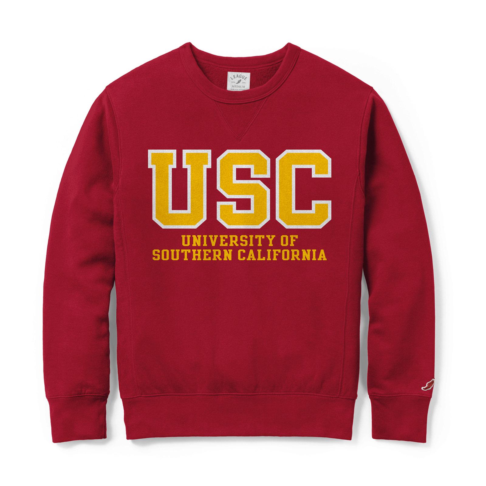 USC Trojans Men's League Cardinal Univ of So Cal Mens Stadium Sweatshirt |  USC Bookstores