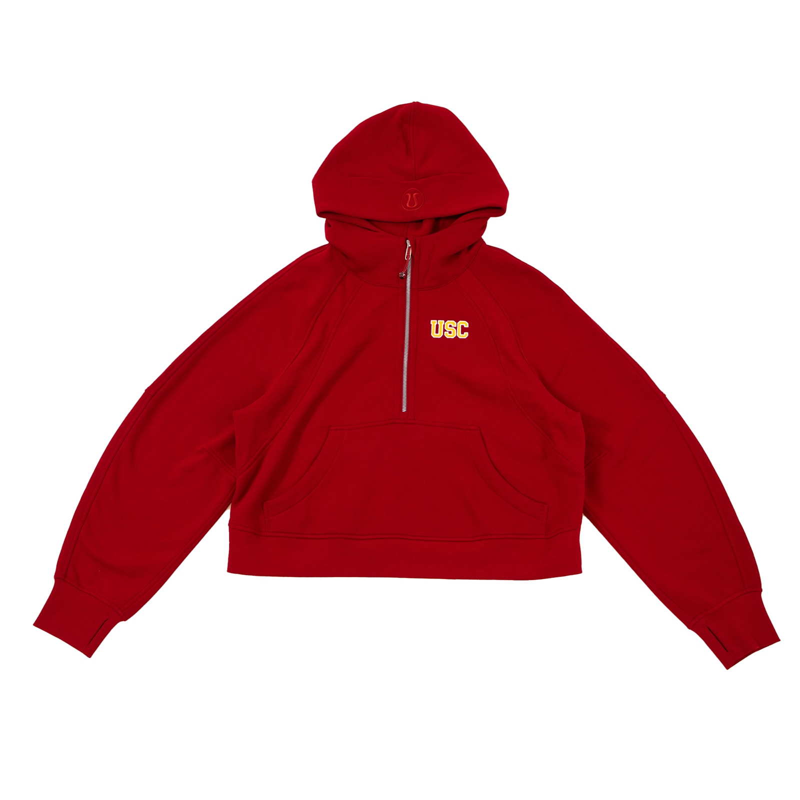 USC Trojans Women's lululemon Cardinal Scuba Oversized 1/2 Zip