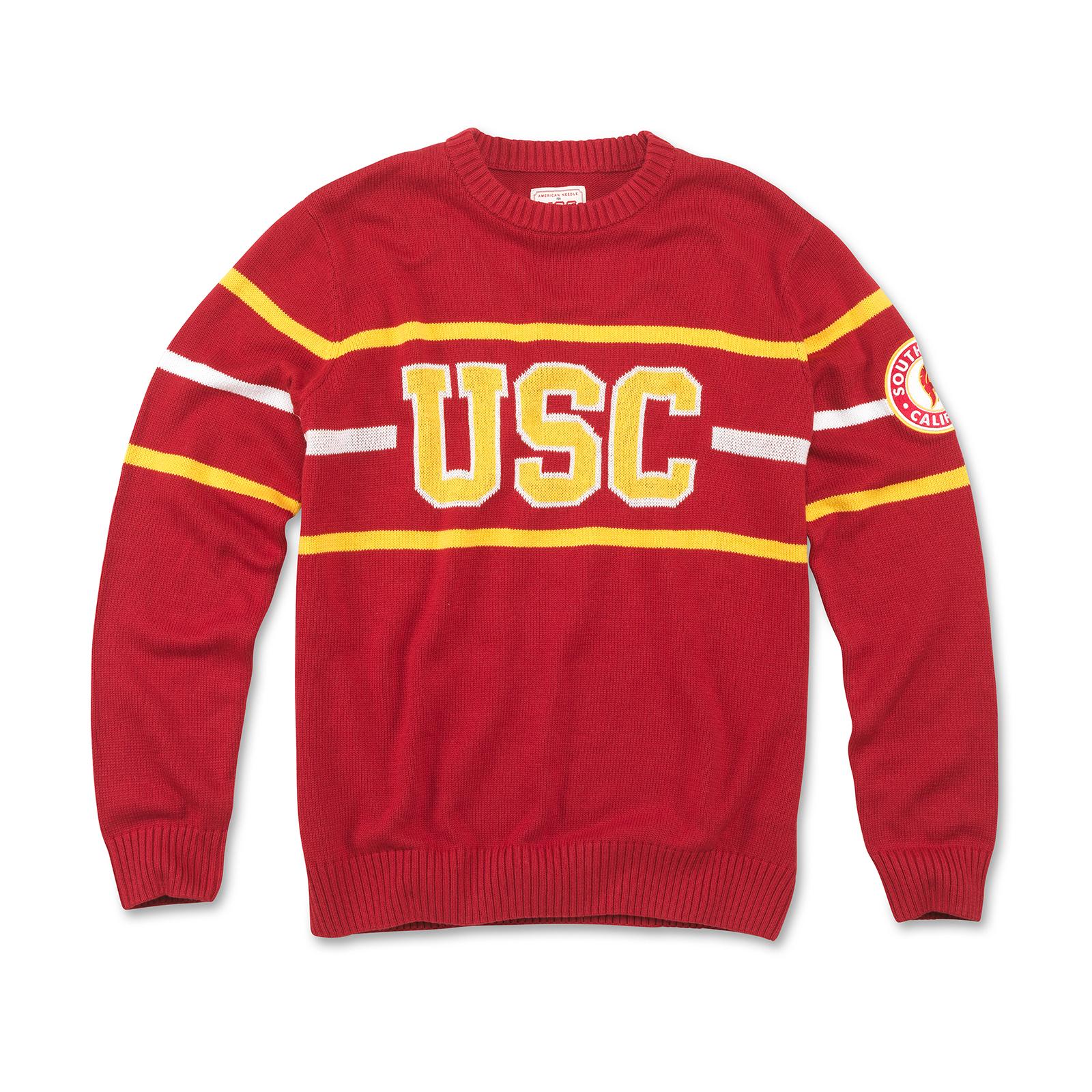 Trojans Sweater Usc Sweater Mens USC Trojans Men's American Needle