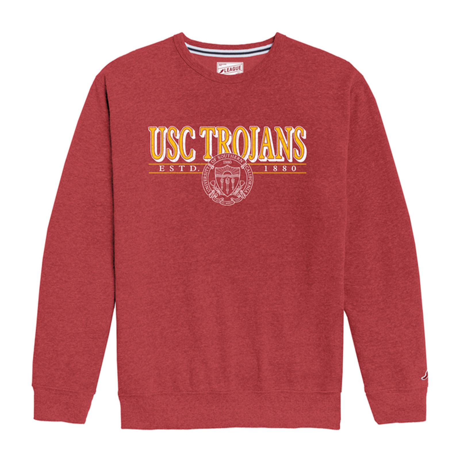 Shop usc classic fleece crewneck sweatshirt Discount