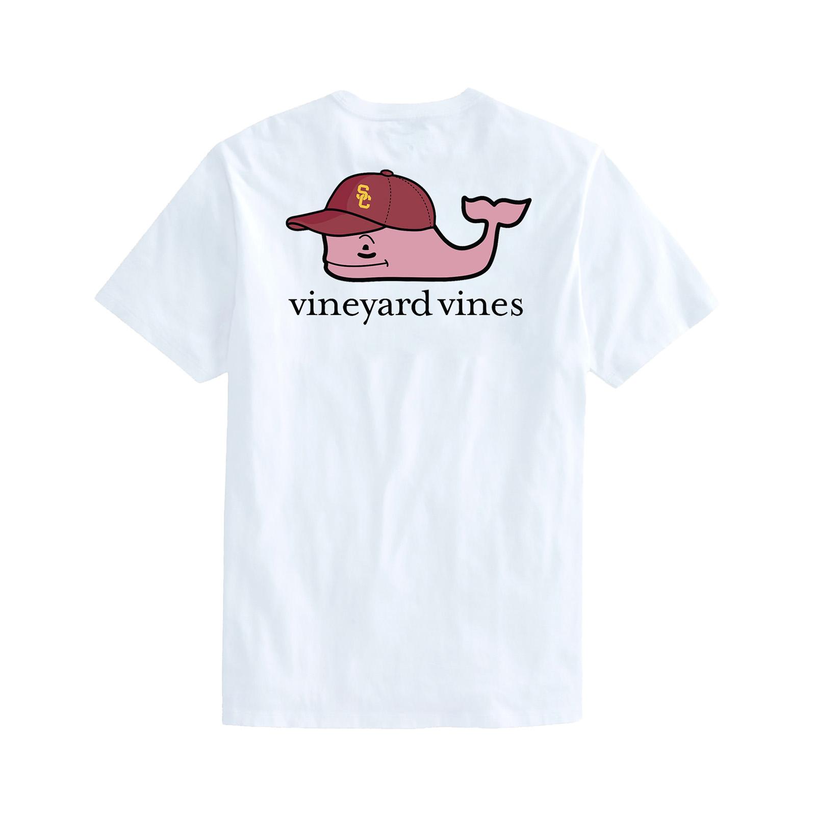 USC Trojans Men's Vineyard Vines White SC Interlock Baseball Hat