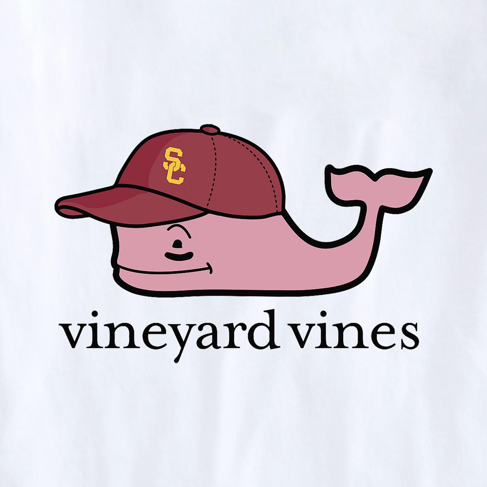 USC Trojans Men's Vineyard Vines White SC Interlock Baseball Hat