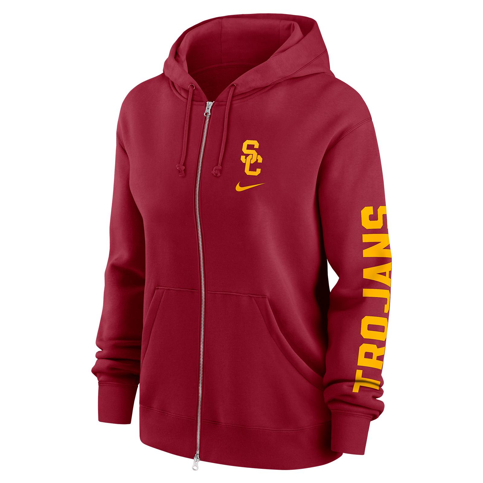 USC Trojans Women's Nike Cardinal SC Interlock Phoenix Full Zip