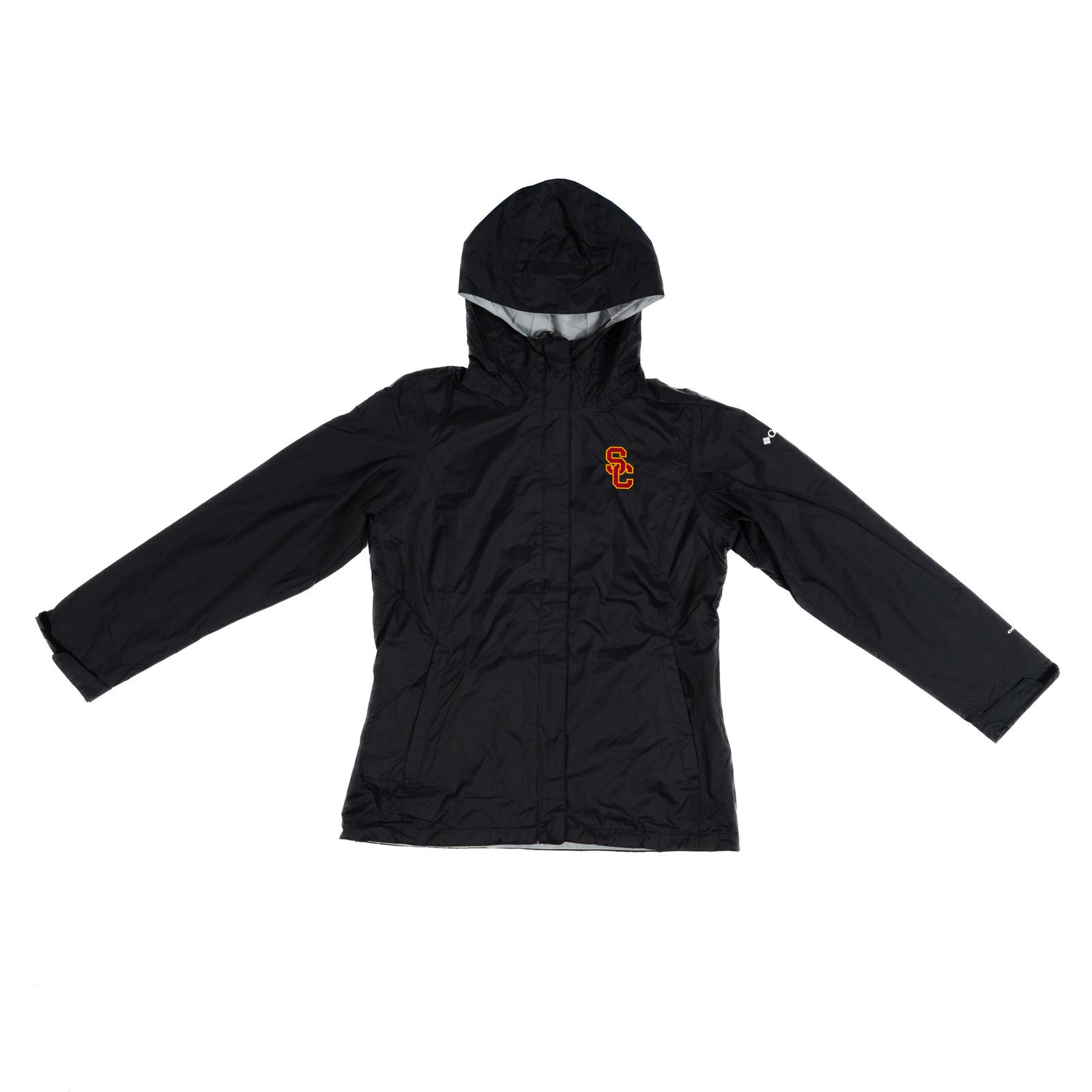 USC Trojans Women's Columbia Black SC Interlock Arcadia II Jacket