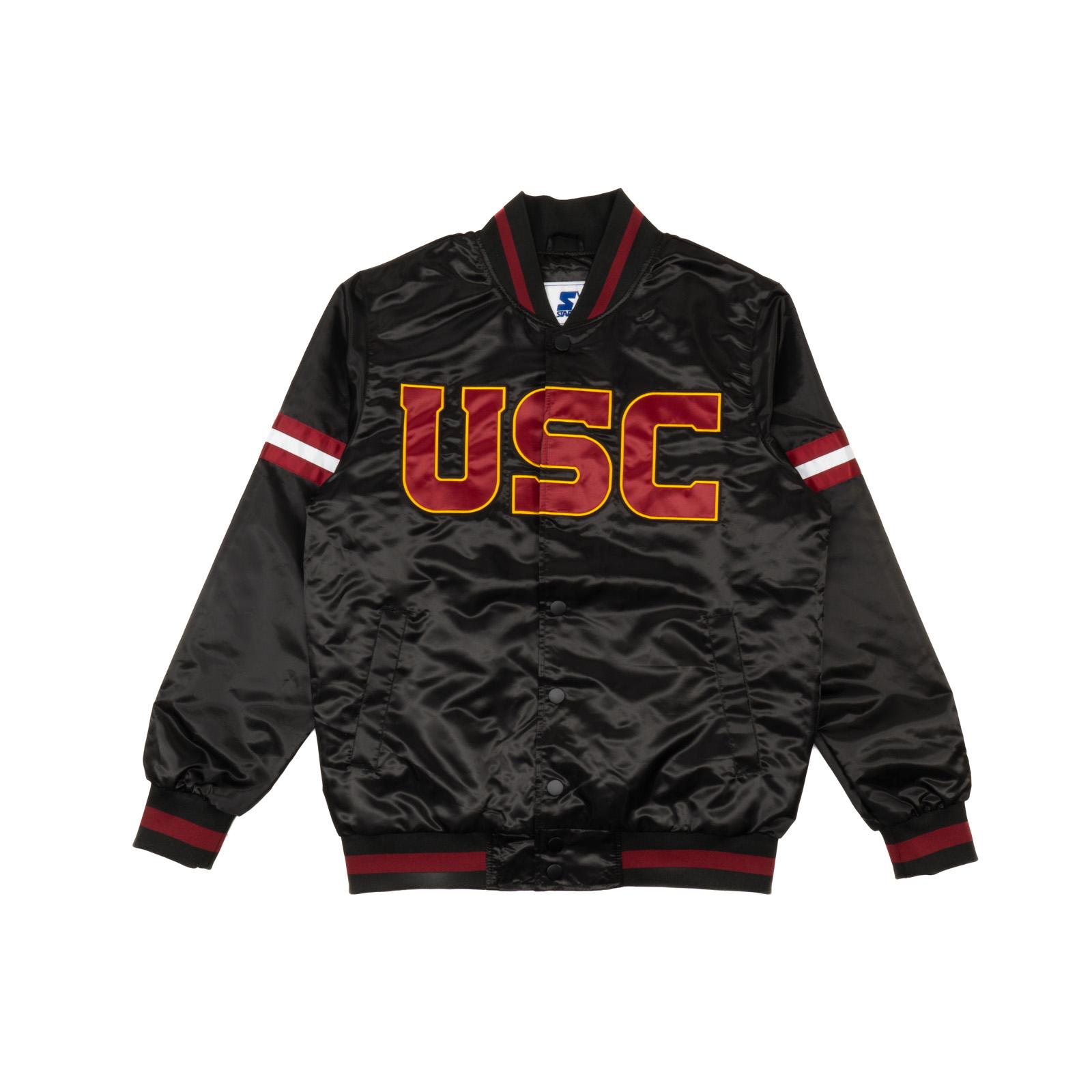 USC Trojans Men's Black Scout Varsity Jacket USC Bookstores