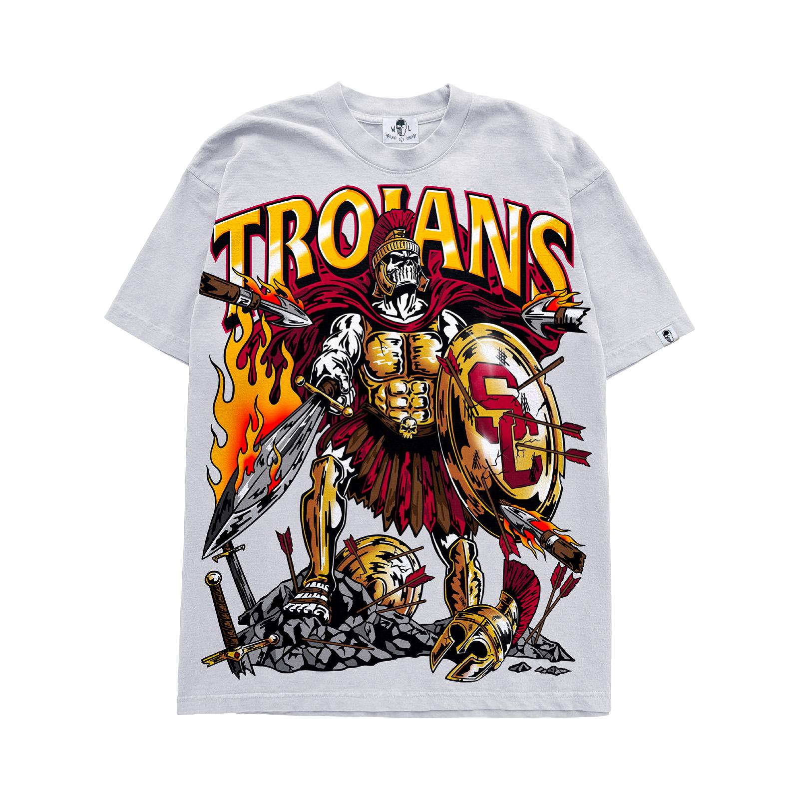 USC Trojans Unisex Warren Lotas White T-Shirt | USC Bookstores