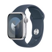 Apple Watch Series 9 GPS 41mm Silver Aluminum Case with Storm Blue 