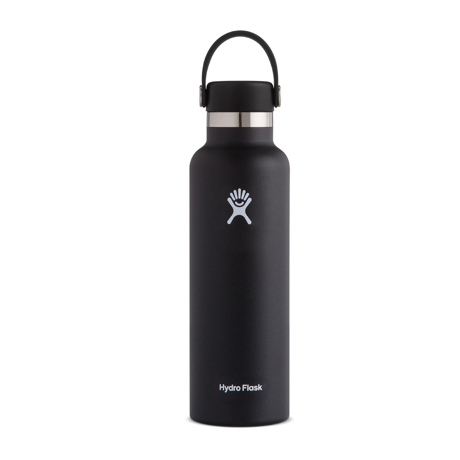 Hydro Flask Black 21oz Standard Mouth Water Bottle | USC Bookstores