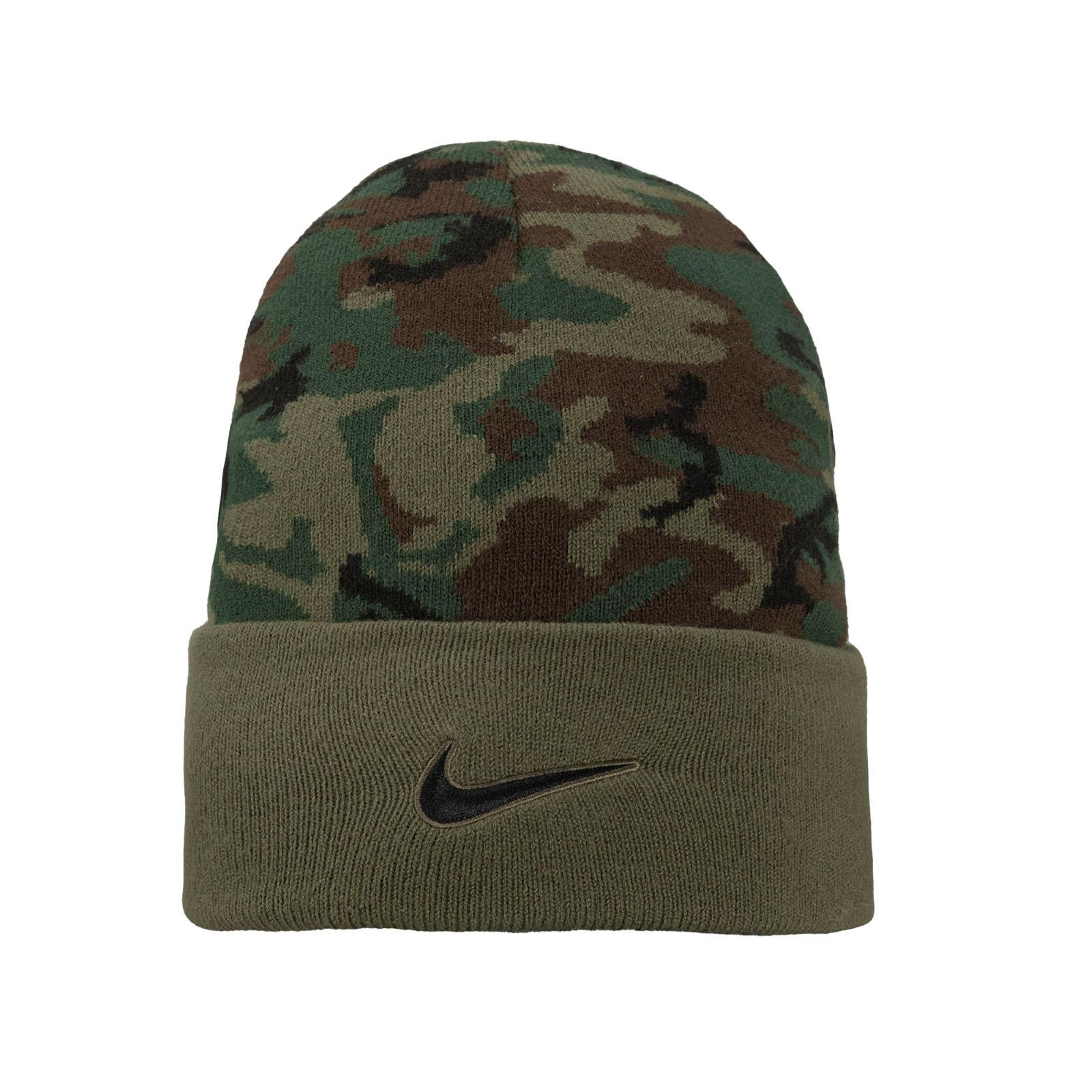 olive green nike beanie