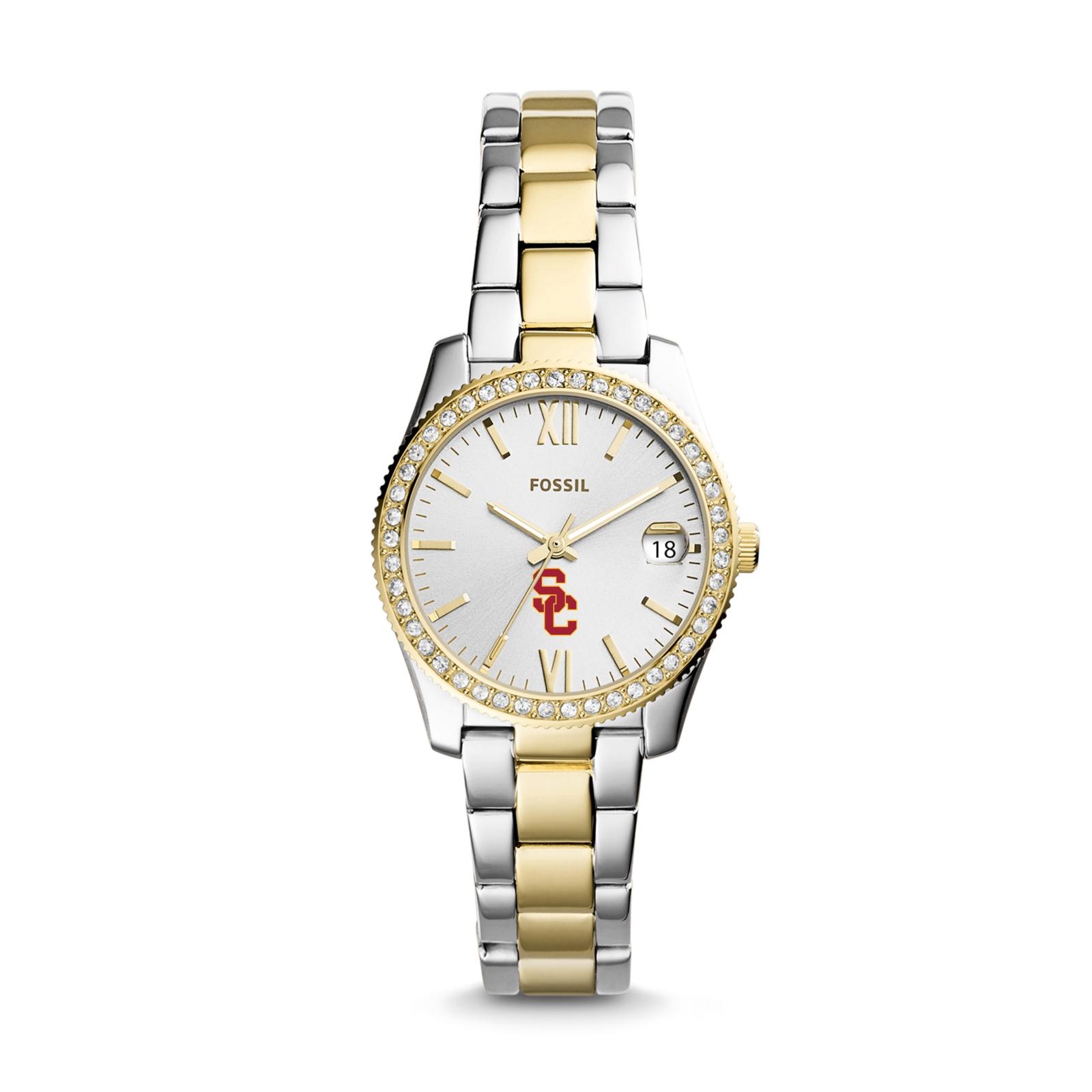 Fossil Two-Tone Silver and Gold Women\'s Watch Fossil Women main image 2