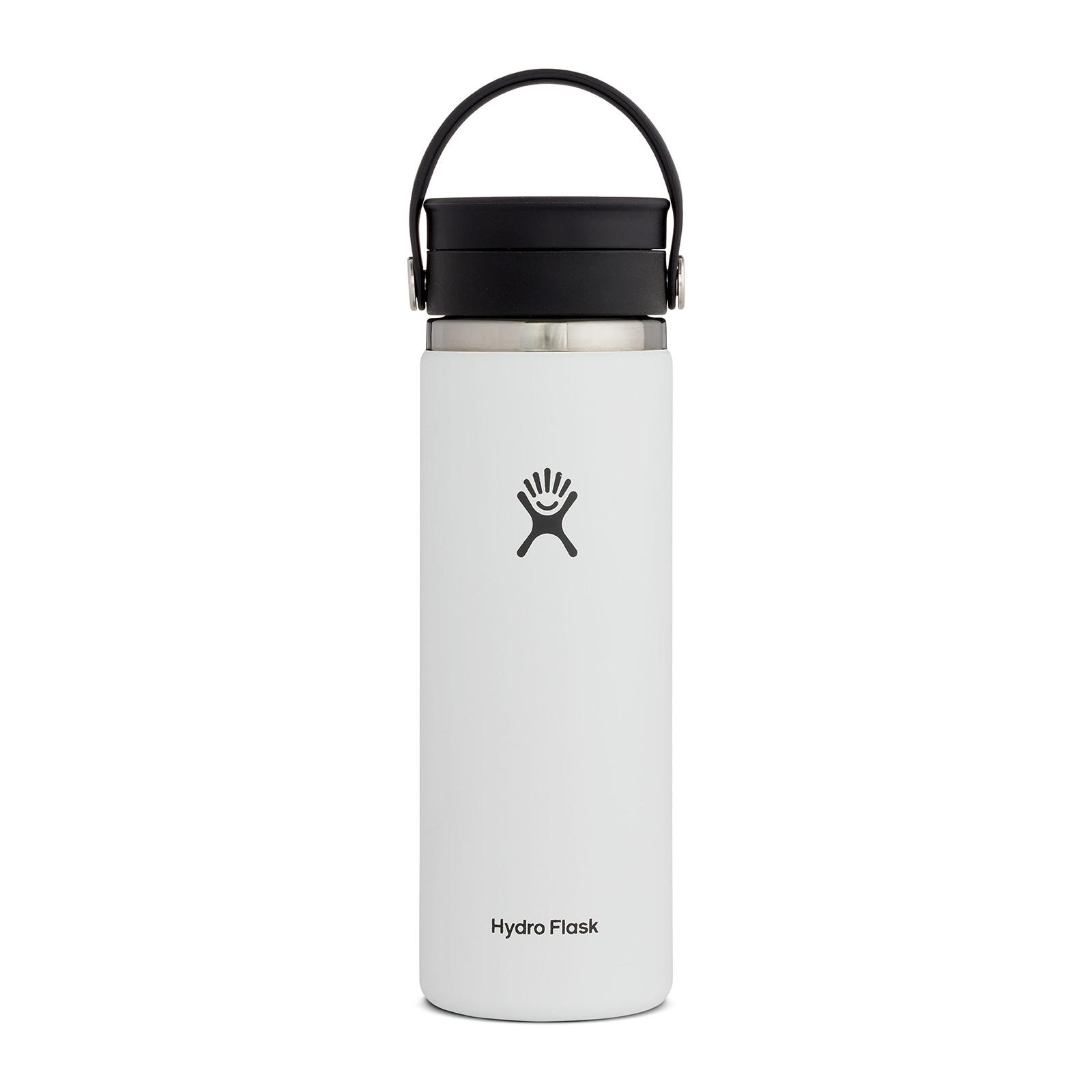 Hydro Flask White 20oz Wide Mouth Water Bottle USC Bookstores