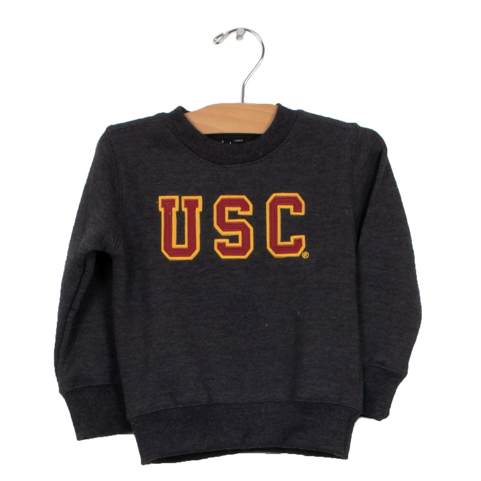 USC Trojan Basics Toddler Heritage Tackle Twill Sweatshirt | USC Bookstores