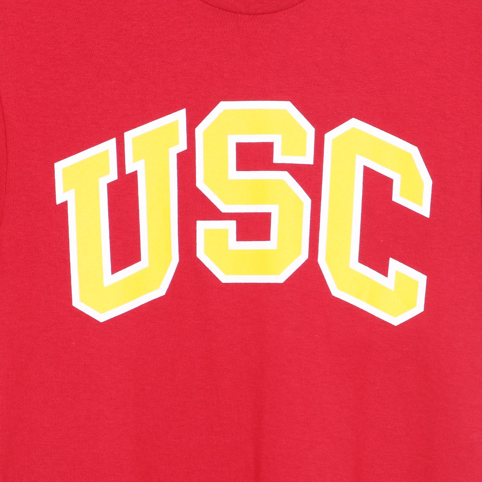 USC Trojans Basic Heritage Cardinal Arch with Stroke T-Shirt | USC ...