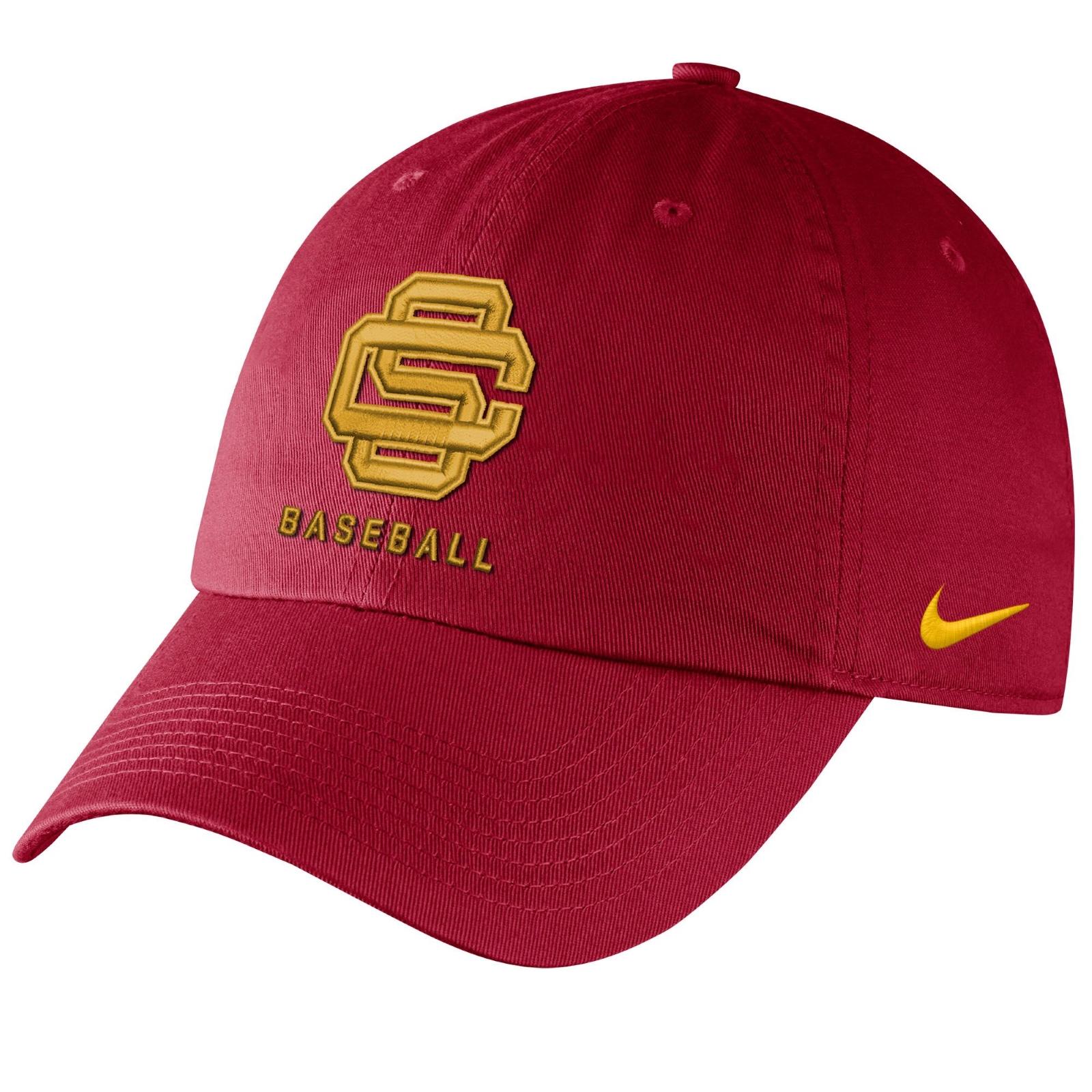 USC Trojans Nike Cardinal SC Interlock Baseball Campus Hat | USC Bookstores