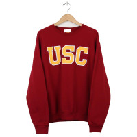 USC Trojan Basics Heritage Tackle Twill Fleece Sweatshirt